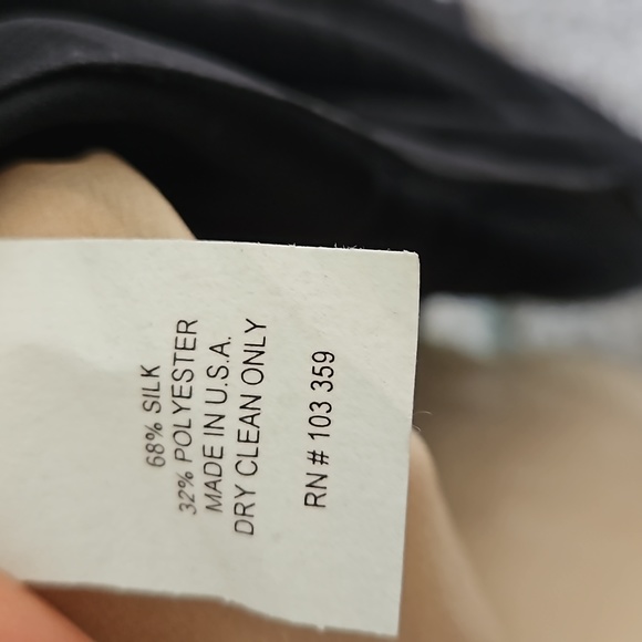 Saks Fifth Avenue black pleated gown - Picture 7 of 8